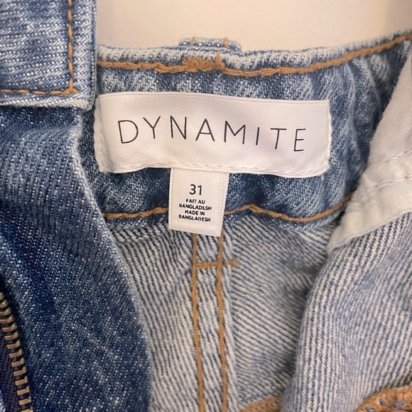 Dynamite Denim Jean Shorts High Rise - Picture 3 of 3